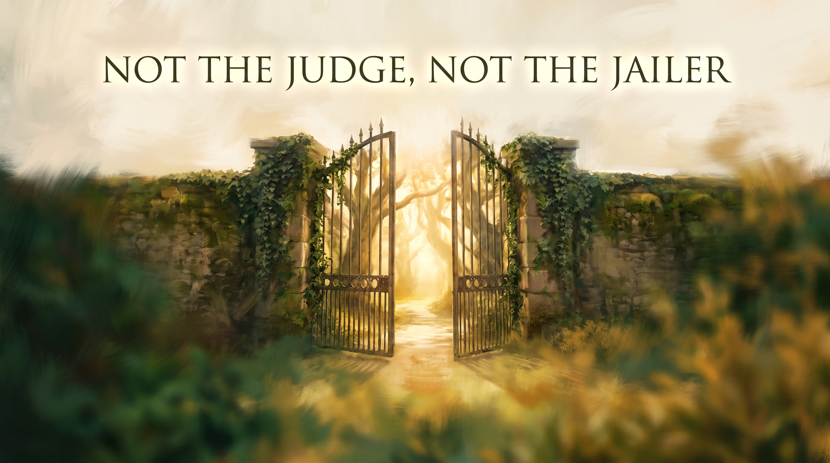 Not the Judge, Not the Jailer